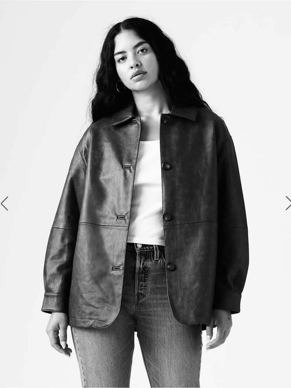 Levi's Faux Leather Vintage Blazer Jacket NWT